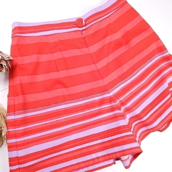 New Nanette Lepore Coral Lavender Pleated Shirts Sz 6 - Picture 7 of 12